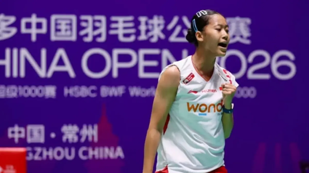 Tunggal putri Indonesia, Putri KW, di China Open 2026. (Dok. PBSI)
