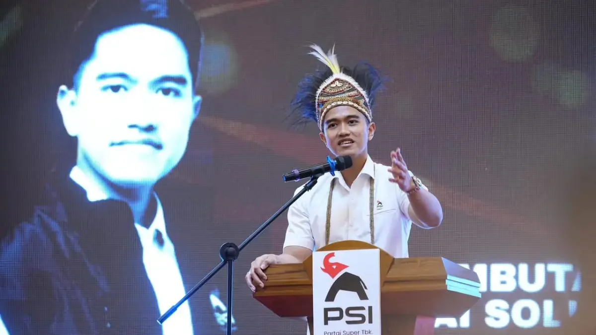 Ketua Umum DPP PSI Kaesang Pangarep di Merauke, Papua Selatan, Minggu (10/5). (Dok. PSI)