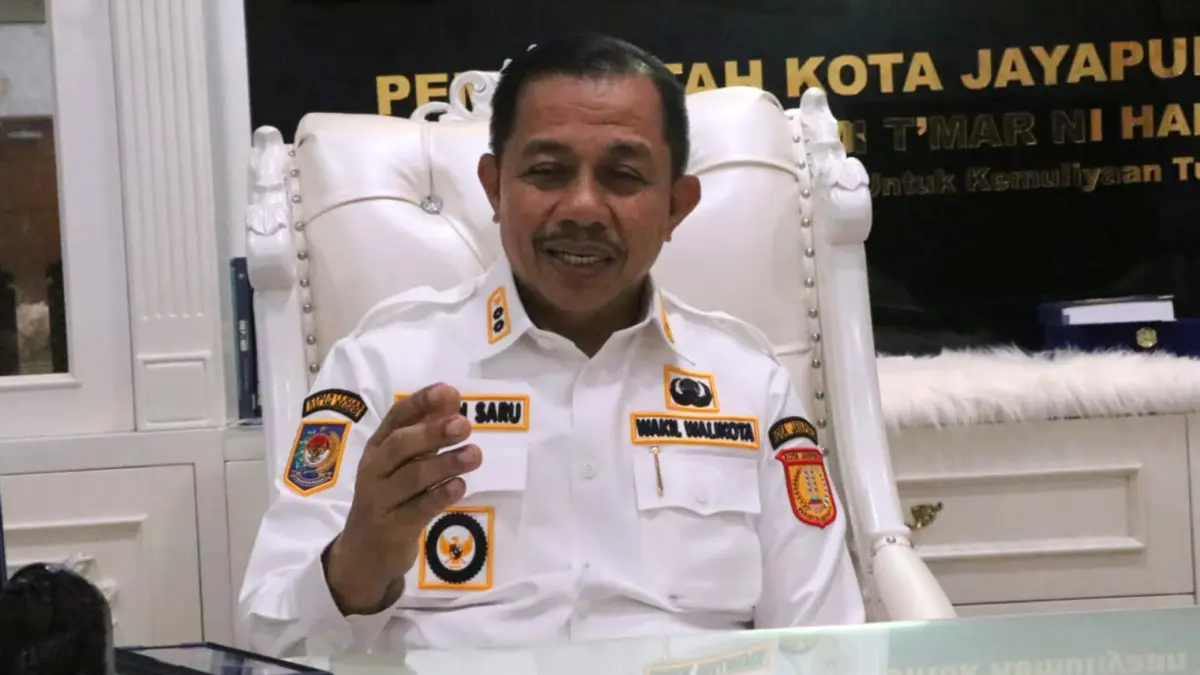 Wakil Wali Kota Jayapura, Dr. Ir. H. Rustan Saru.(CEPOSONLINE.COM/Takim).