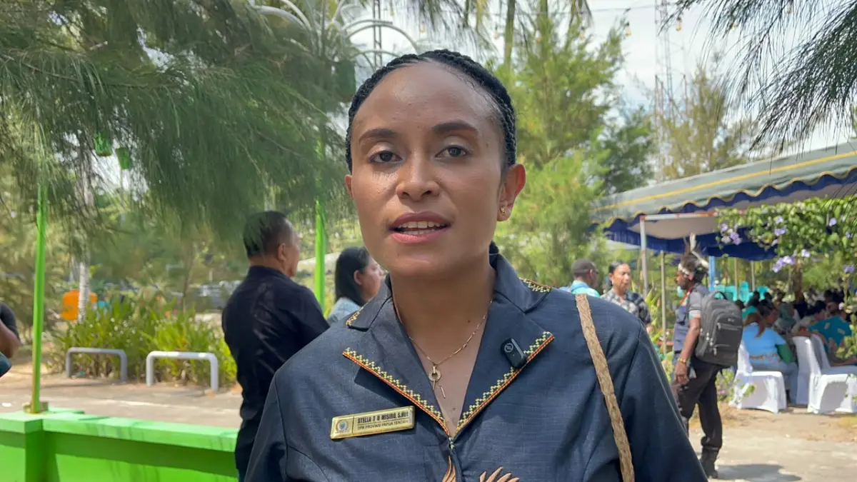 Anggota DPR Papua Tengah, Stella Misiro(CEPOSONLINE.COM/THERESIA F. TEKEGE)&nbsp;