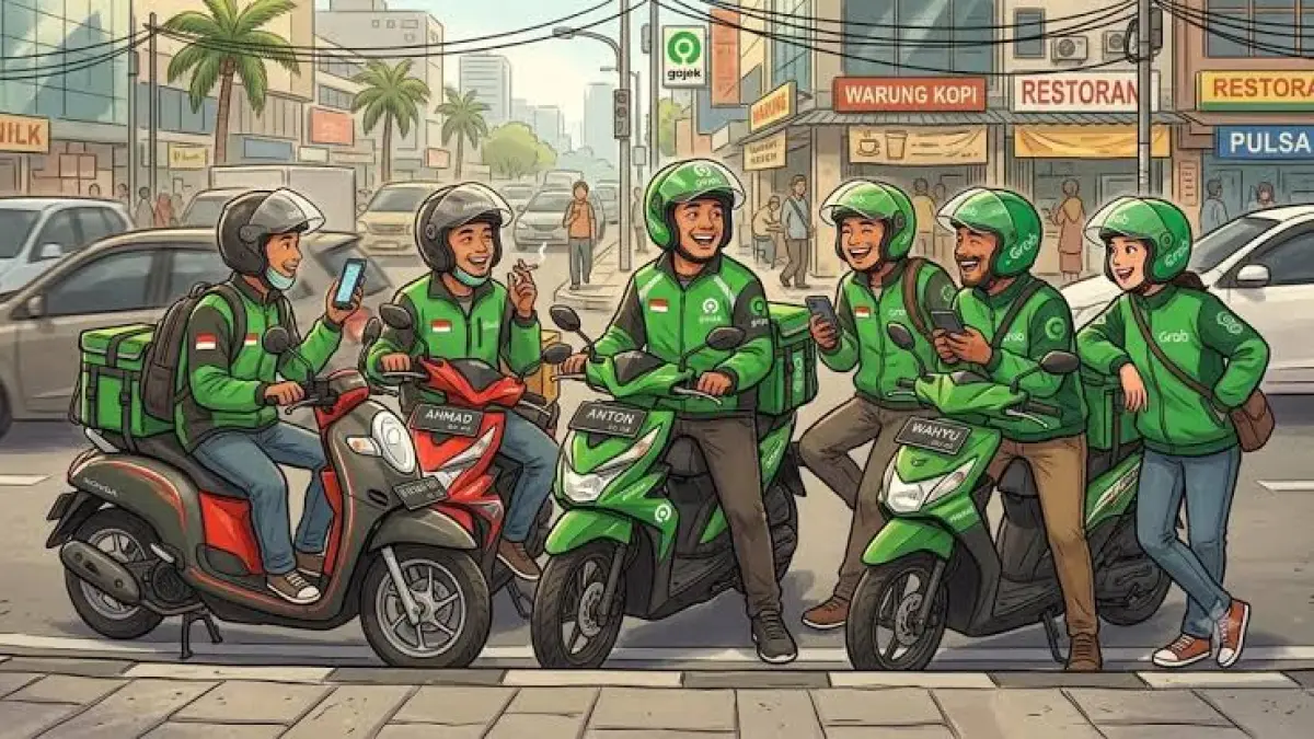 Ilustrasi ojek online. (RadarMalioboro) 