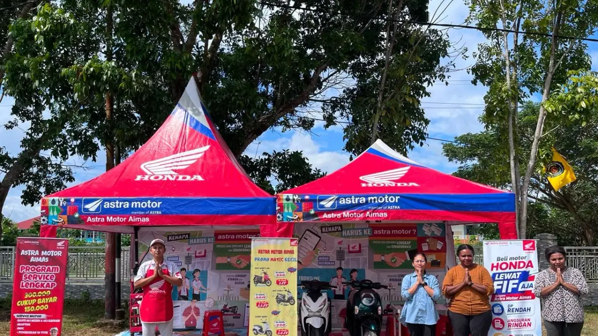 Tenand roadshow yang disediakan Astra Motor Papua di Universitas Pendidikan Muhammadiyah (UNIMUDA) Sorong pada 29-30 Juli 2026. (CEPOSONLINE.COM/ASTRA MOTOR PAPUA)