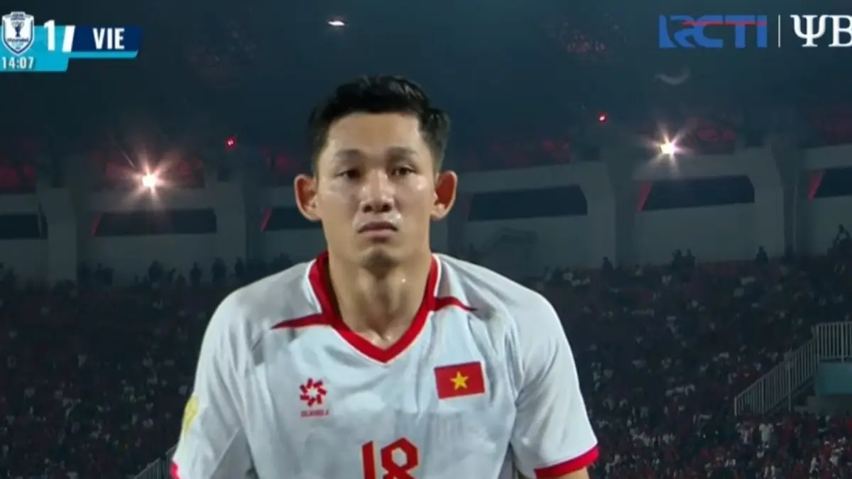 Selebrasi pemain Vietnam usai mencetak gol. (X) 