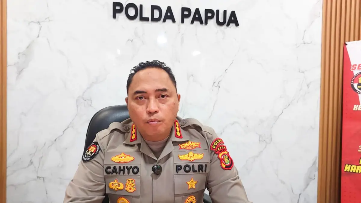 Kombes Pol Cahyo Sukarnito, Kabid Humas Polda Papua (CEPOSONLINE.COM/KAREL)