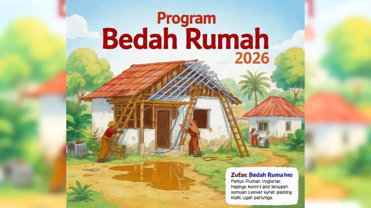 ilustrasi program bedah rumah 