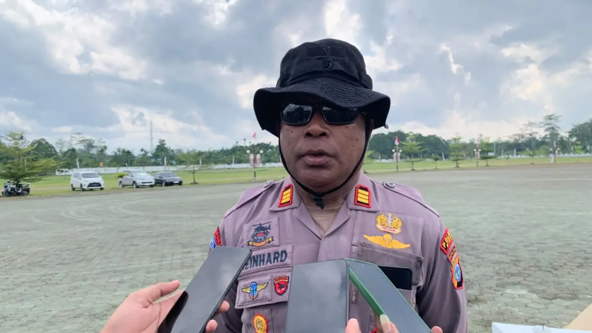 Kapolsek Kuala Kencana, AKP Djemy Reinhard saat ditemui, Kamis (13/8/2026). (CEPOSONLINE.COM/MOH. WAHYU WELERUBUN).