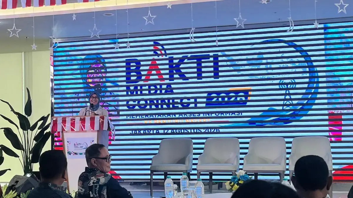 Direktur Utama Bakti Komdigi, Fadhilah Mathar. (Nanda Prayoga/JawaPos.com)