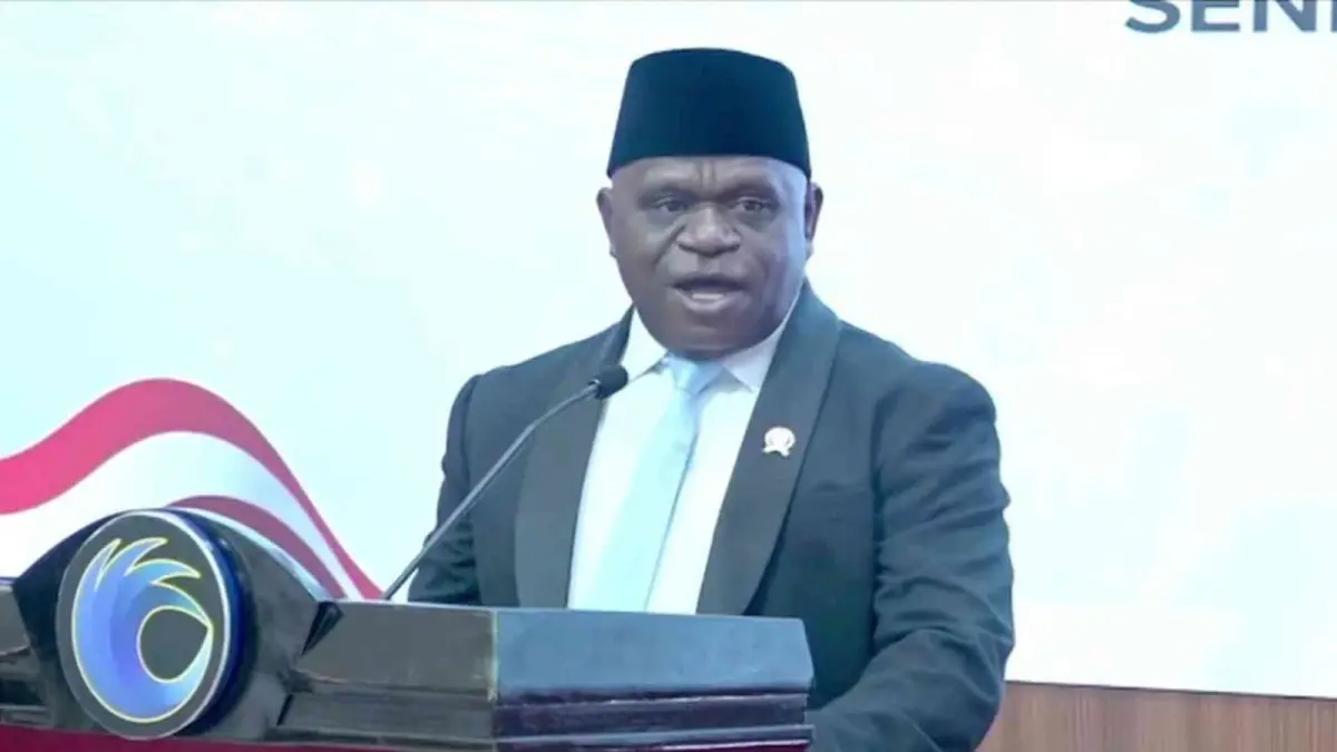 Menteri Hak Asasi Manusia (Menham) RI, Natalius Pigai. (CEPOSONLINE.COM/ISTIMEWA)&nbsp;