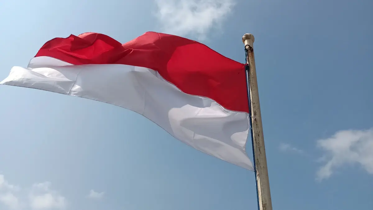 Ilustrasi Bendera Merah Putih.