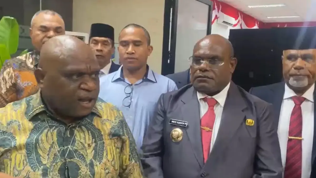 Menteri Hak Asasi Manusia (HAM) Natalius Pigai
&nbsp;(CEPOSONLINE.COM/SCRENSOOT VIDEO)
