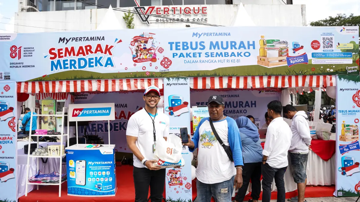 Semarak HUT ke-81 Republik Indonesia yang dilakukan Pertamina Patra Niaga Papua Maluku.&nbsp; (CEPOSONLINE.COM/HUMAS PERTAMINA PAPUA MALUKU)&nbsp;