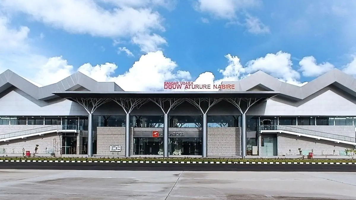 Bandara Douw Aturure Nabire. (CEPOSONLINE.COM/ISTIMEWA)&nbsp;