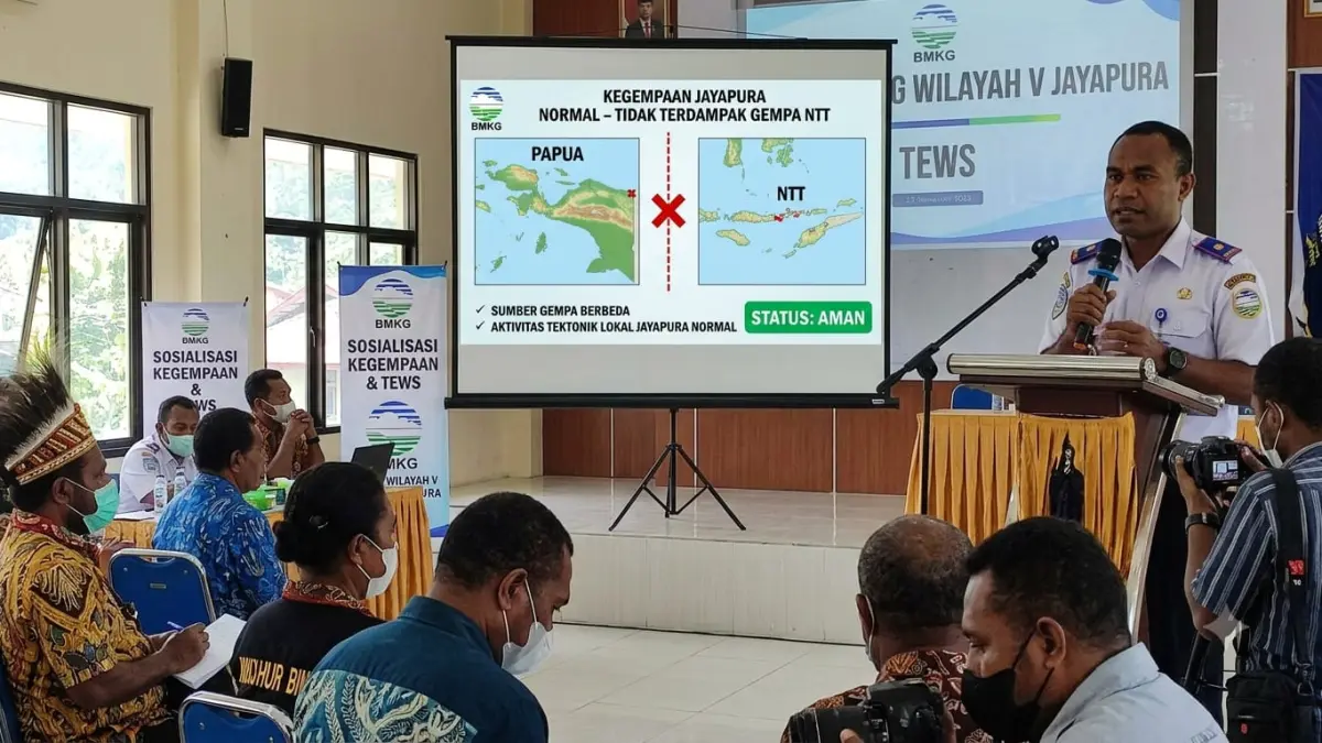
BMKG Tegaskan Gempa NTT Tidak Mengganggu Kestabilan Lempeng Papua. (Ilustrasi/AI)