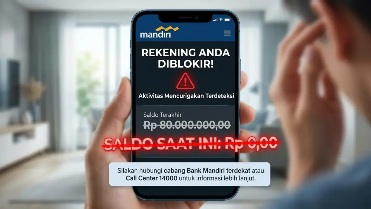Ilustrasi Pemblokiran Rekening.