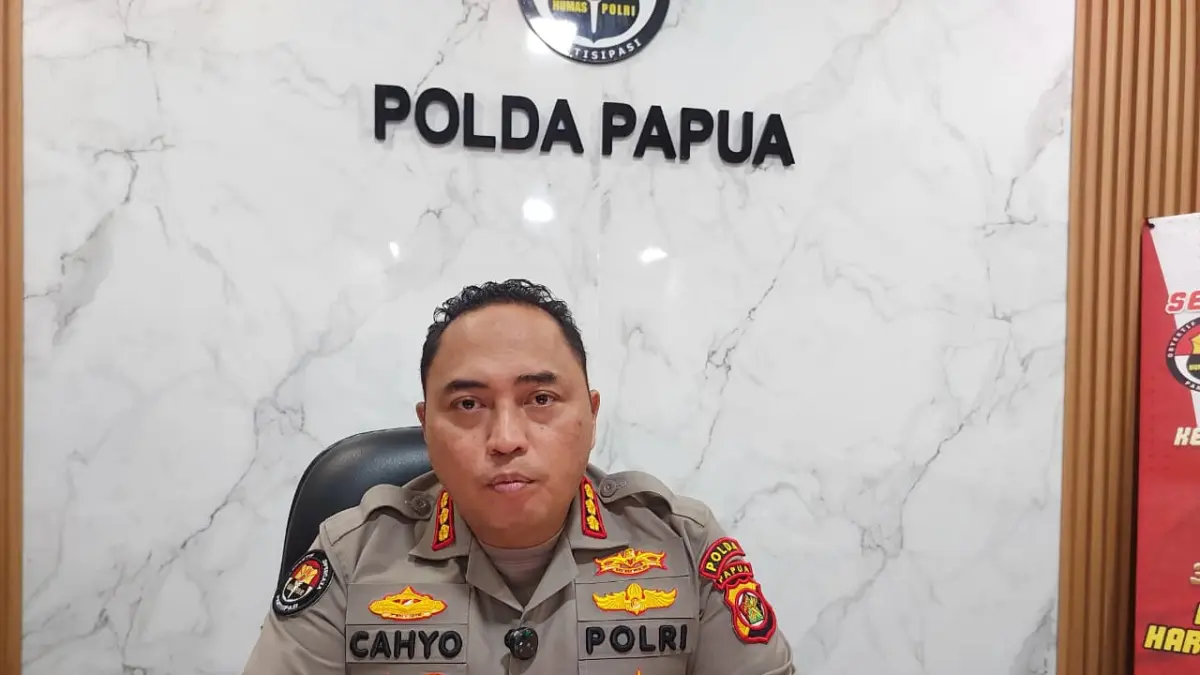 Kombes Pol Cahyo Sukarnito, Kabid Humas Polda Papua (CEPOSONLINE.COM/KAREL)