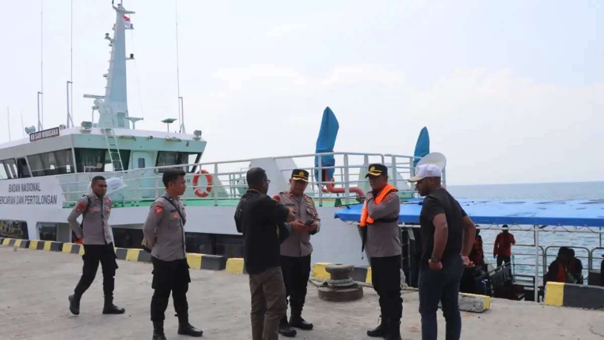 Pencarian korban Hilang bersama tim Gabungan Polres Waropen dan TIm SAR