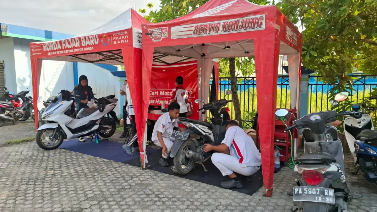 Astra Motor Papua menggelar roadshow di Kantor Balai Besar Pengawasan Obat dan Makanan (BBPOM) Jayapura, Senin (24/8/2026).(CEPOSONLINE.COM/ASTRA MOTOR)