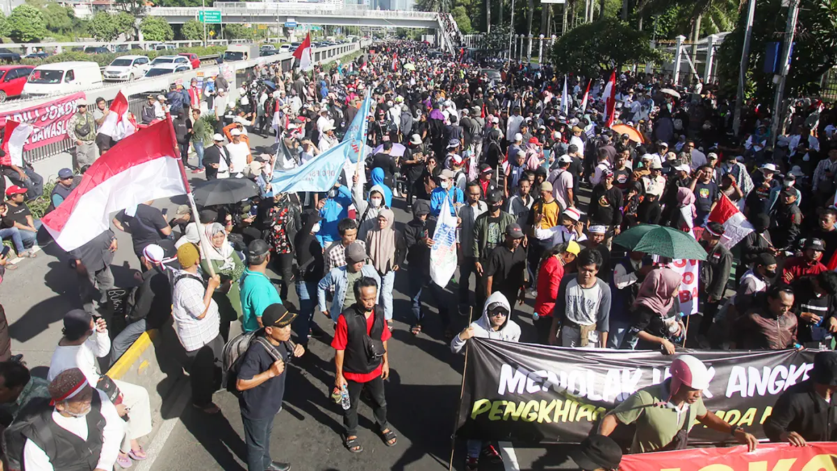 ILUSTRASI Demonstrasi. (DERY RIDWANSAH/JAWAPOS.COM)