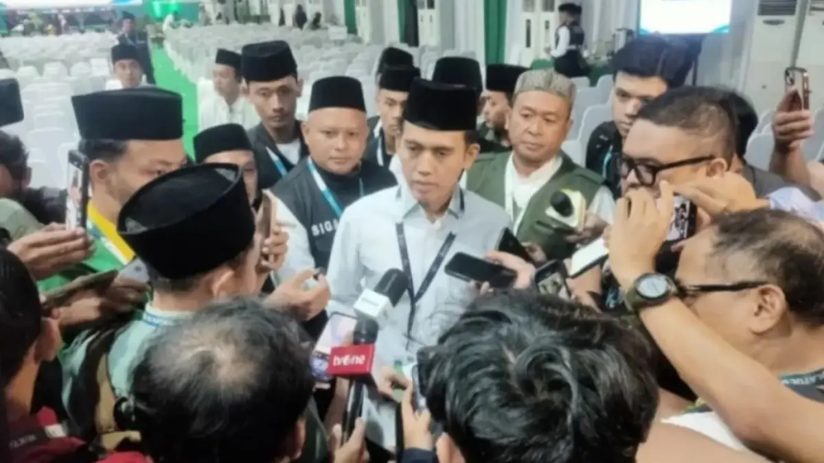 Pimpinan Sidang Komisi Organisasi Muktamar Ke-35 NU Prof Asrorun Niam.(CEPOSONLINE.COM/PBNU)