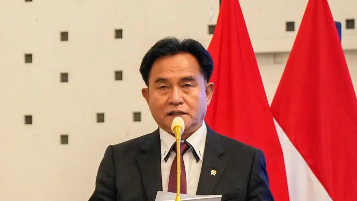 Menko Kumham-Imipas Yusril Ihza Mahendra. (CEPOSONLINE.COM/ISTIMEWA )