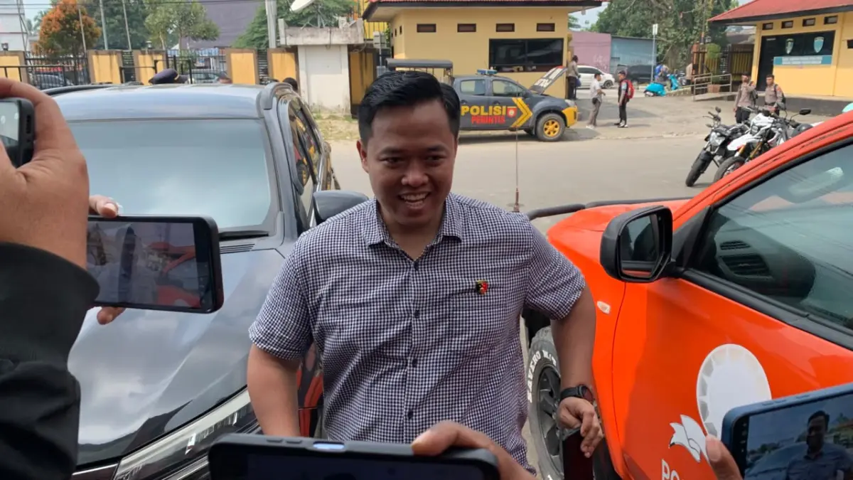 Kasat Reskrim Polres Mimika, AKP Putut Yudha Pratama, saat ditemui di Sentra Pelayanan Polres Mimika, Senin (7/9/2026). (CEPOSONLINE.COM/MOH. WAHYU WELERUBUN)