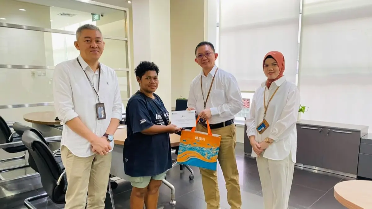 FOTO BERSAMA PELANGGAN BNI.