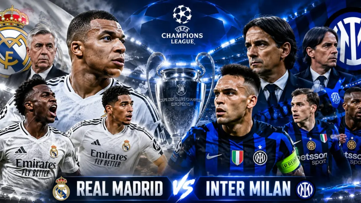 REAL MADRID VS INTER MILAN.