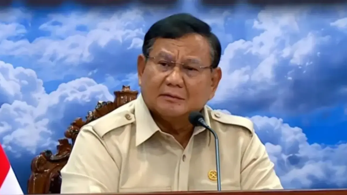 Presiden Prabowo Subianto (tangkapan layar/yotubesekretariatpresiden)