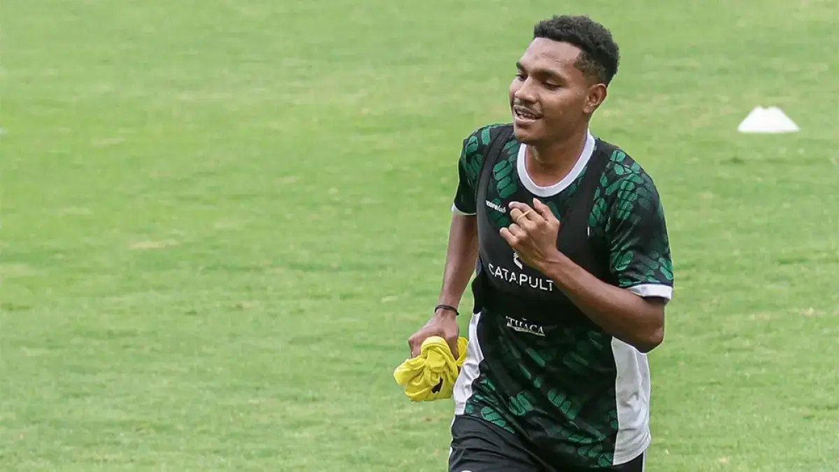 PSS Sleman resmi memperkenalkan pemain muda Markus Otto Alberti Madjar. (CEPOSONLINE.COMN/ ISTIMEWA)