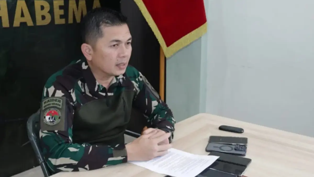 Kapen Koops TNI Habema Letkol Infanteri Wirya Arthadiguna. (Koops TNI Habema)