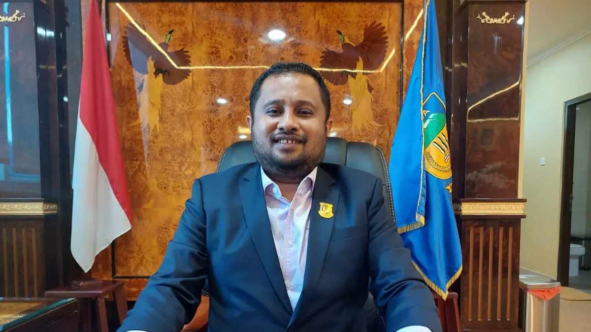 Denny Henrry Bonai,Ketua DPR Papua(CEPOSONLINE.COM/KAREL)