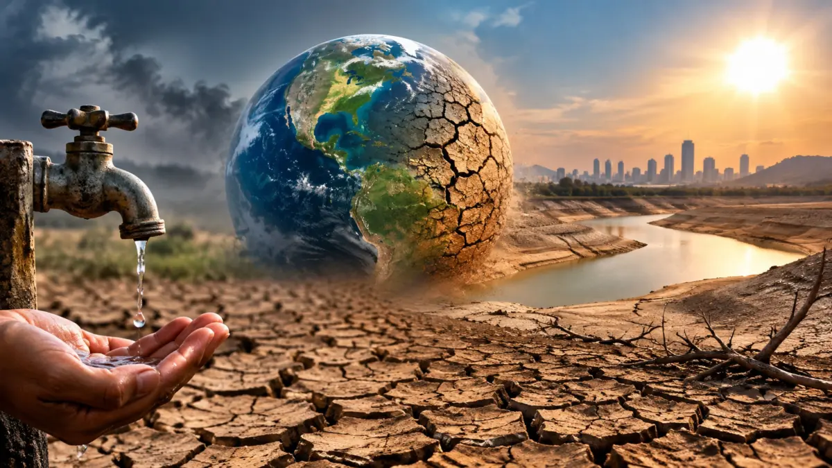 Ilustrasi Dunia Akan Mengalami Kekurangan Cadangan Air Daratan, Telah Dimulai 2025