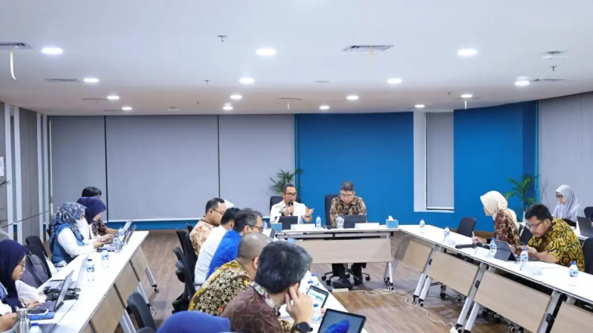 BNPP RI bersaama Kementerian Perumahan dan Kawasan Permukiman (PKP) membahas pelaksanaan Program Peningkatan Kualitas 15.000 Rumah Tidak Layak Huni (RTLH). (CEPOSONLINE.COM/ANTARA/HO-BNPP)
