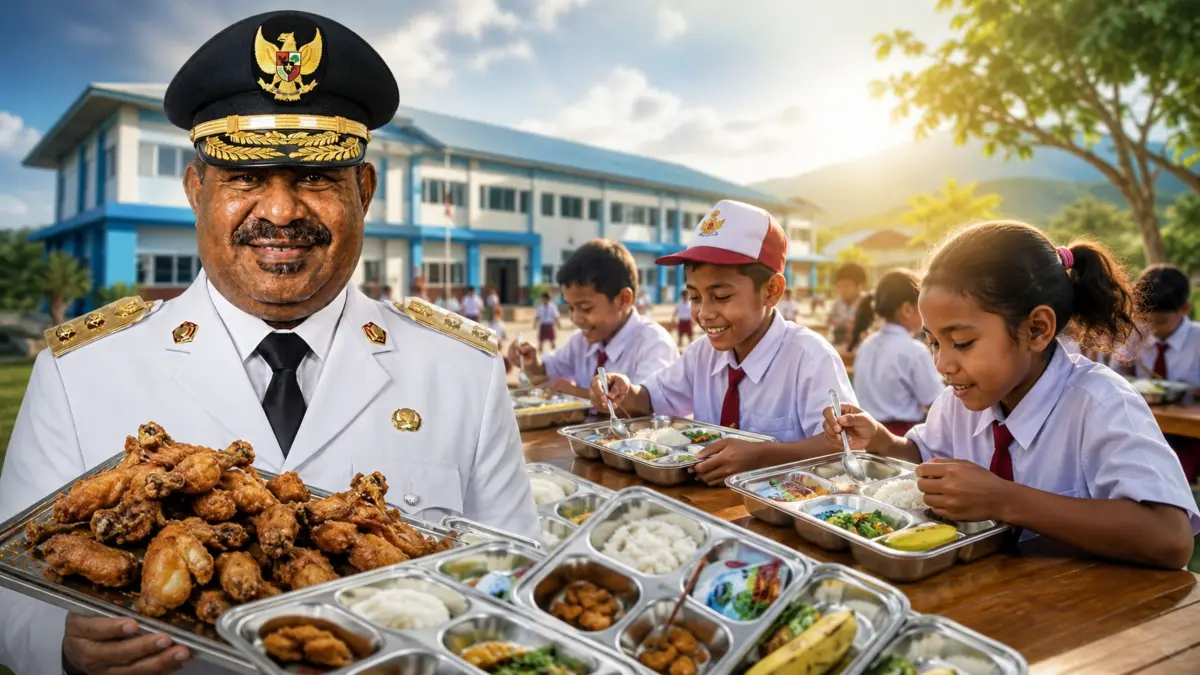 Ilustrasi : Makan Gratis dan Sekolah Gratis Harus Jadi Satu Paket