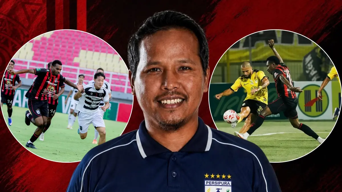 Posisi Andri Ramawi Bisa Bahaya Jika Persipura di Pekan Ketiga Tanpa Poin Lagi.
