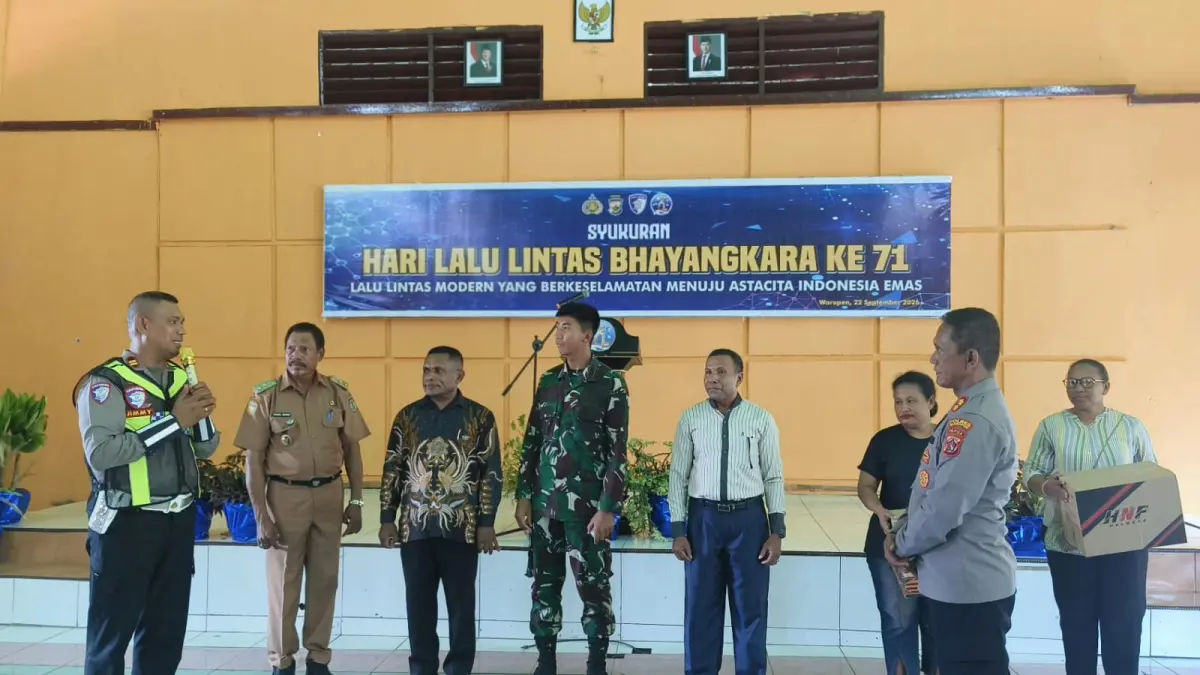 Kasat Lantas Polres Waropen, Iptu Jimmy H. J. Lufkey.