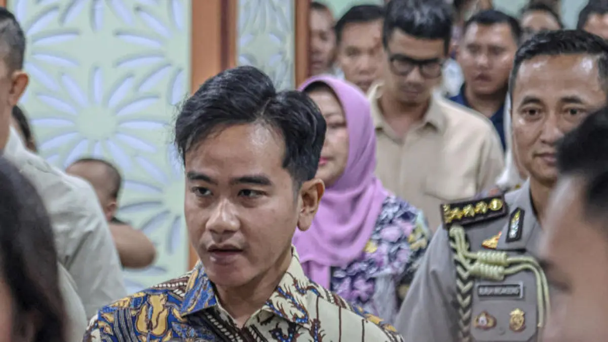 Wakil Presiden Gibran Rakabumingraka. (Hanung Hambara/Jawa Pos)