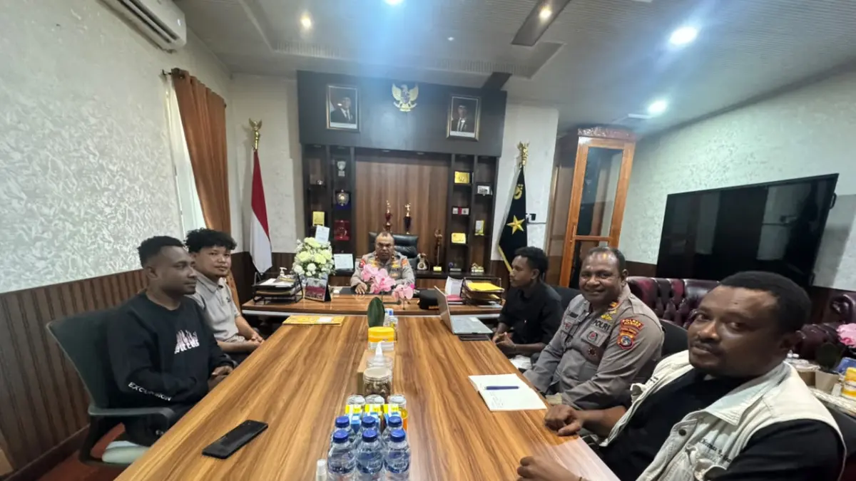 Pertemuan persiapan Kapolda Papua Tengah Cup 1. (CEPOSONLINE.COM/HUMAS POLDA PAPUA TENGAH)
