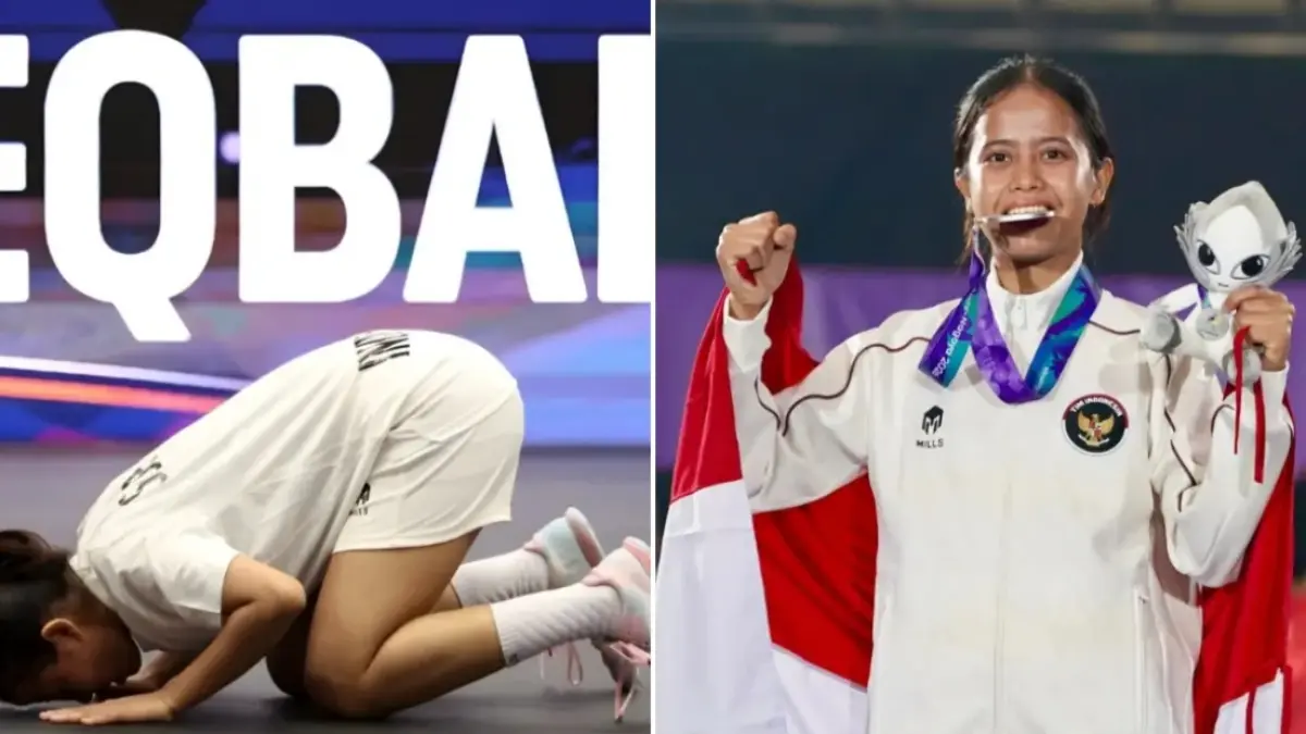 Sumaya, peraih medali perak pertama Indonesia di Asian Games 2026. (Foto : whatmovesyou.aichi-nagoya2026.org)