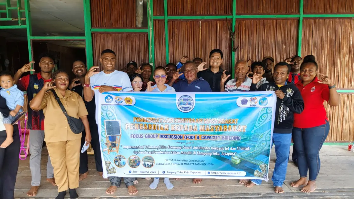 Foto Bersama TIM Uncen dan Kelompok Oblokhow Sejahtera Mandiri