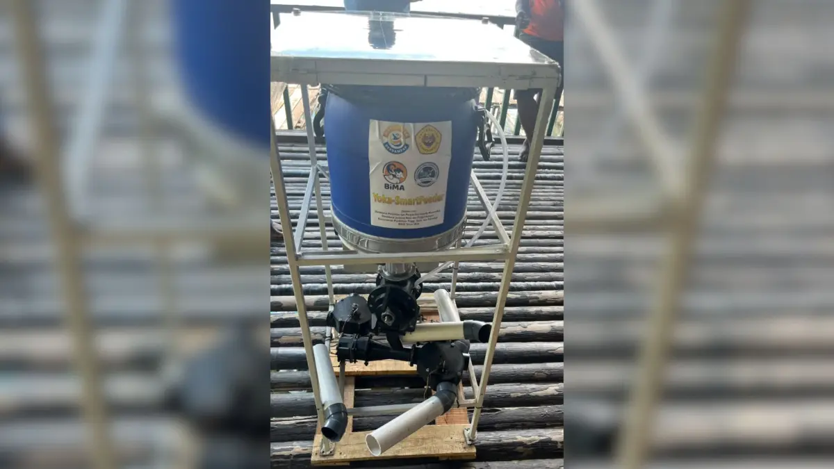 Inovasi alat Pakan Ikan Otomatis Yoka-SmartFeeder