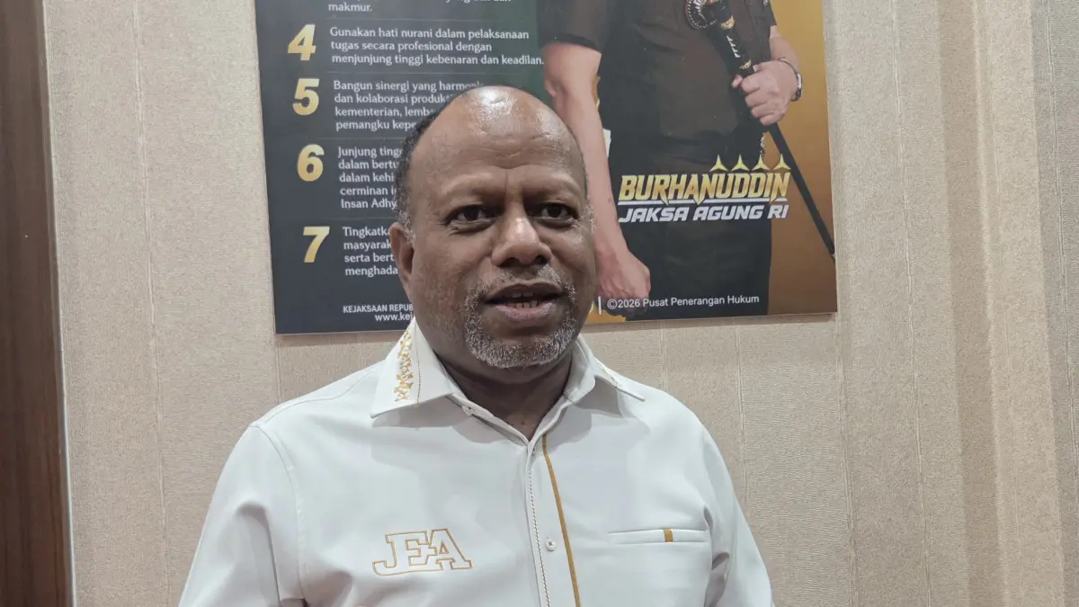Aspidsus Kejati Papua, Jusak Elkana Ayomi. (CEPOSONLINE.COM/ELFIRA)