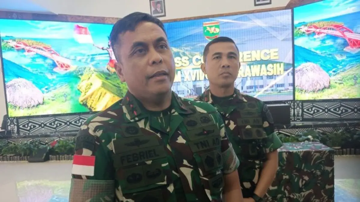 Pangdam XVII/Cenderawasih Mayjen TNI Febriel Buyung Sikumbang. (CEPOSONLINE.COMANTARA/Evarukdijati)