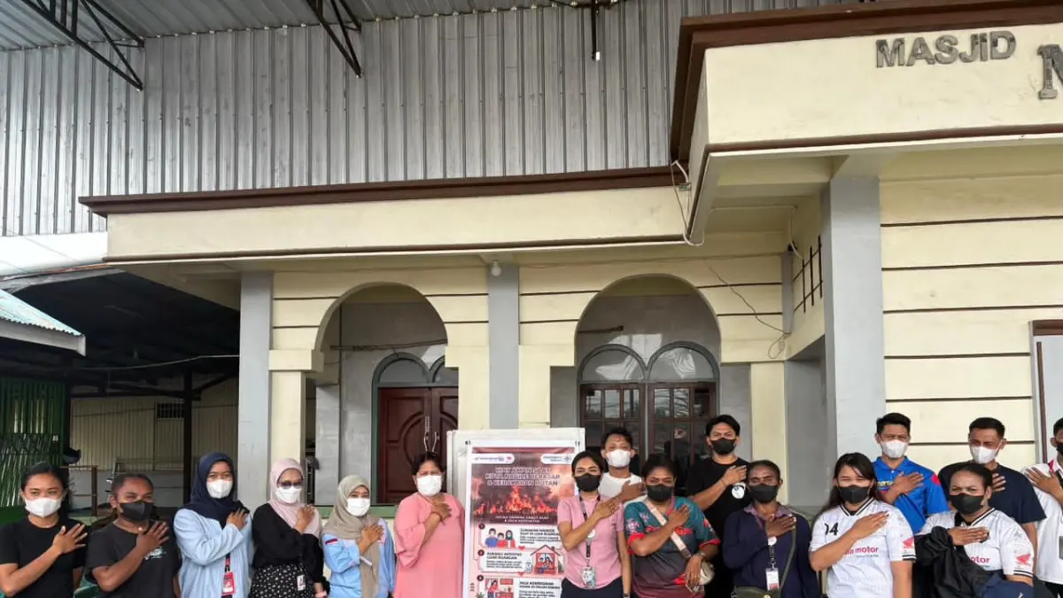 Edukasi yang dilakukan Astra Motor Papua terkait respon terhadap Karhutla di Nabire, belum lama ini.(CEPOSONLINE.COM/ASTRA)