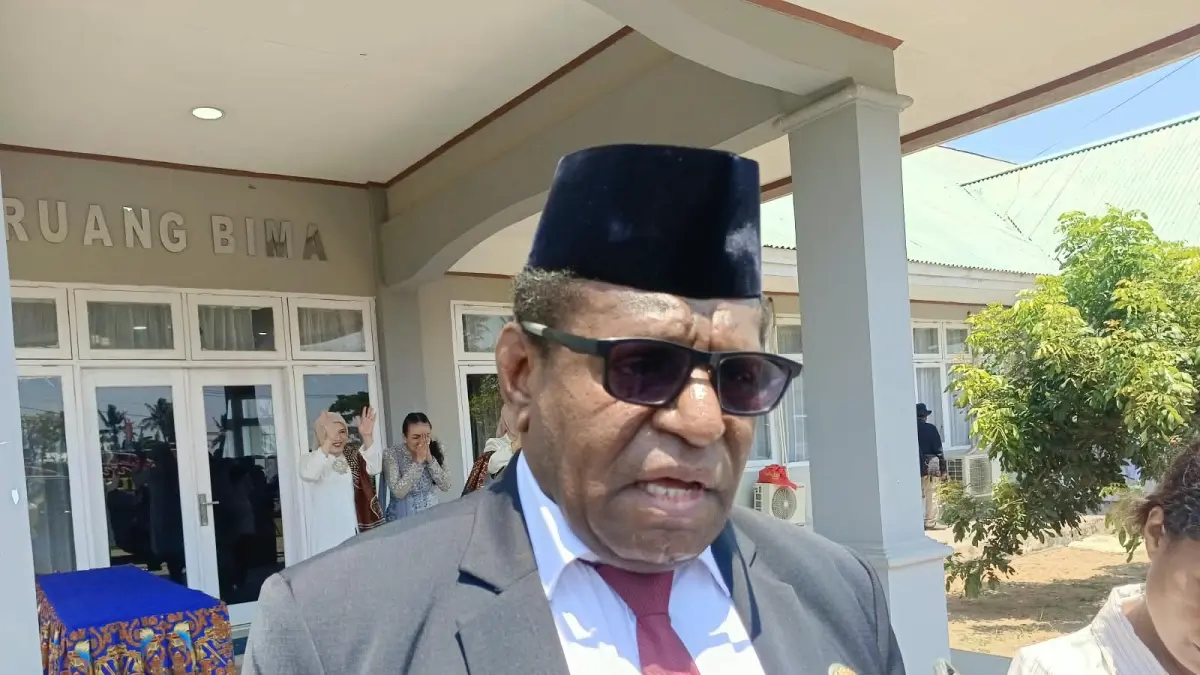 Bupati Merauke Yoseph Bladib Gebze. (CEPOSONLINE.COM/SULO)