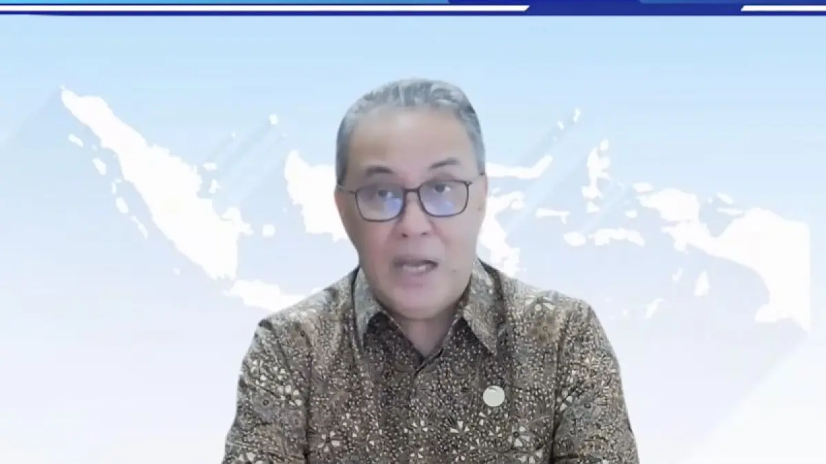 Tangkapan virtual Kepala Eksekutif Pengawas Perilaku Pelaku Usaha Jasa Keuangan, Edukasi, dan Pelindungan Konsumen Otoritas Jasa Keuangan (OJK) Dicky Kartikoyono dalam Konferensi Pers Asesmen Sektor Jasa Keuangan dan Kebijakan OJK Hasil RDKB September 2026 di Jakarta, Senin (5/10/2026). (CEPOSONLINE.COM/ANTARA/Muhammad Baqir Idrus Alatas)