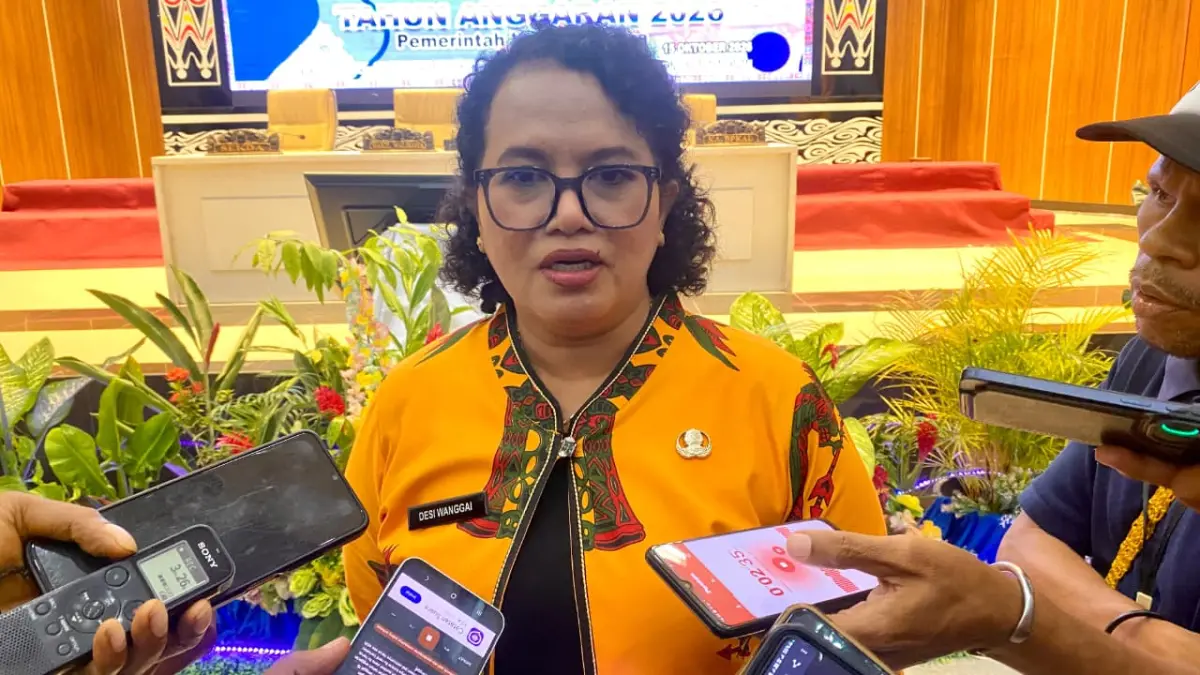Kepala Badan Pengelola Keuangan dan Aset Daerah (BPKAD) Kota Jayapura, Desi Yanti Wanggai.(CEPOSONLINE.COM/JIMI)