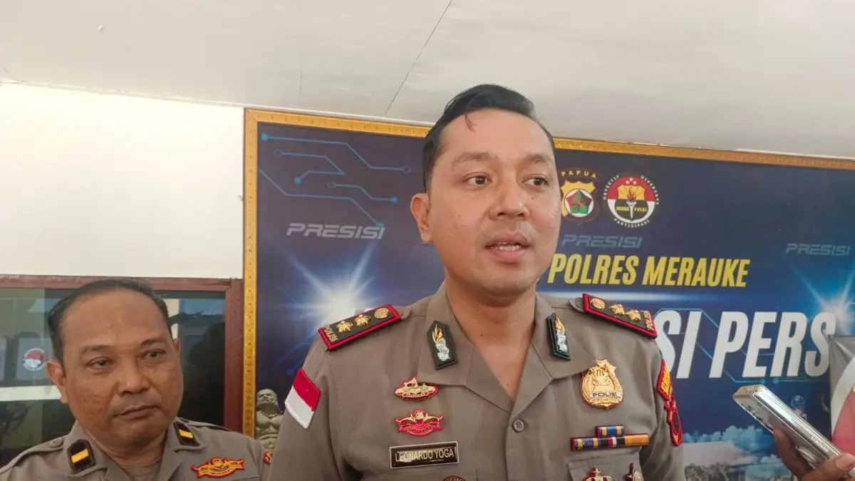 Kapolres Merauke AKBP Leonardo Yoga
(CEPOSONLINE.COM/SULO)