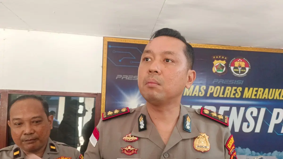 Kapolres Merauke AKBP Leonardo Yoga&nbsp;
(CEPOSONLINE.COM/SULO)