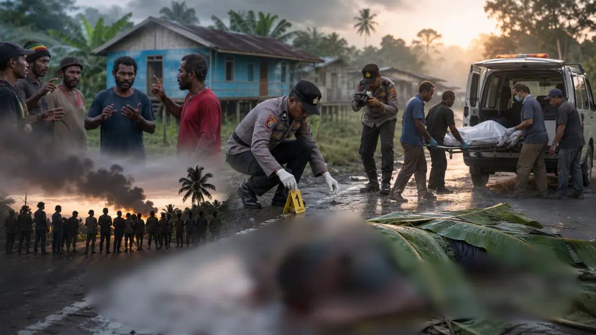 Fakta-Fakta di Balik Tewasnya Marius Apako di Kampung Hiripau Timika